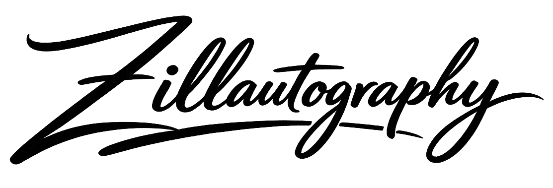 Zillautography handwritten logo